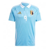 Camiseta Bélgica Leandro Trossard #9 Visitante Equipación Eurocopa 2024 manga corta